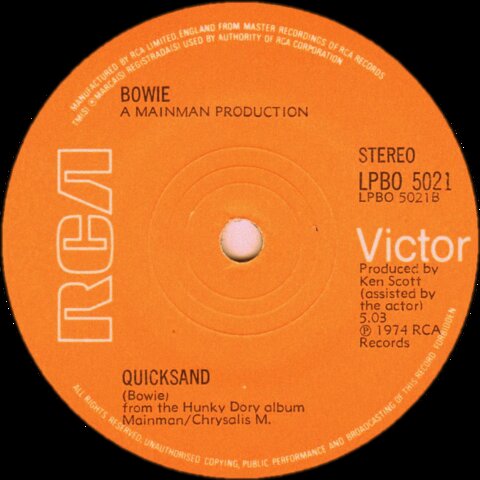Cover of Quicksand by David Bowie