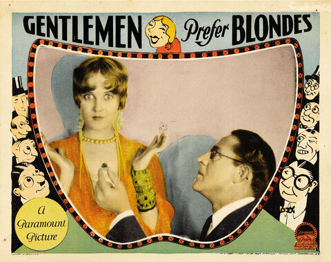 Lobby card for Gentlemen Prefer Blondes (1928)
