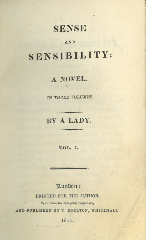 Cover for Sense and Sensibility