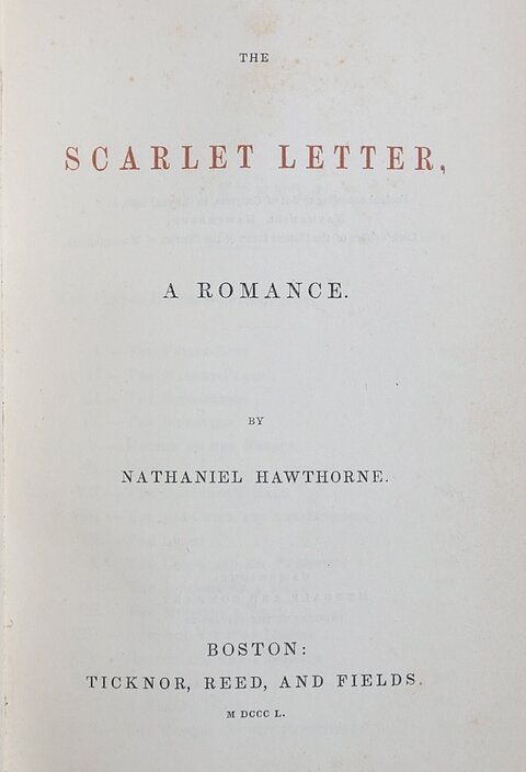 Cover for The Scarlet Letter