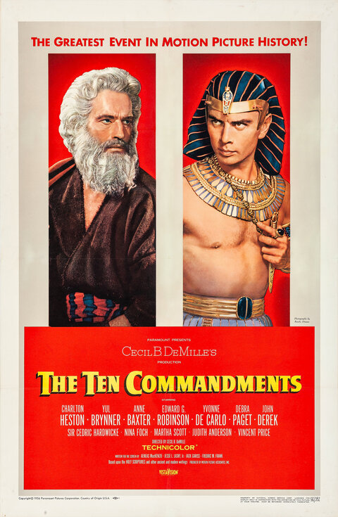 Poster for The Ten Commandments