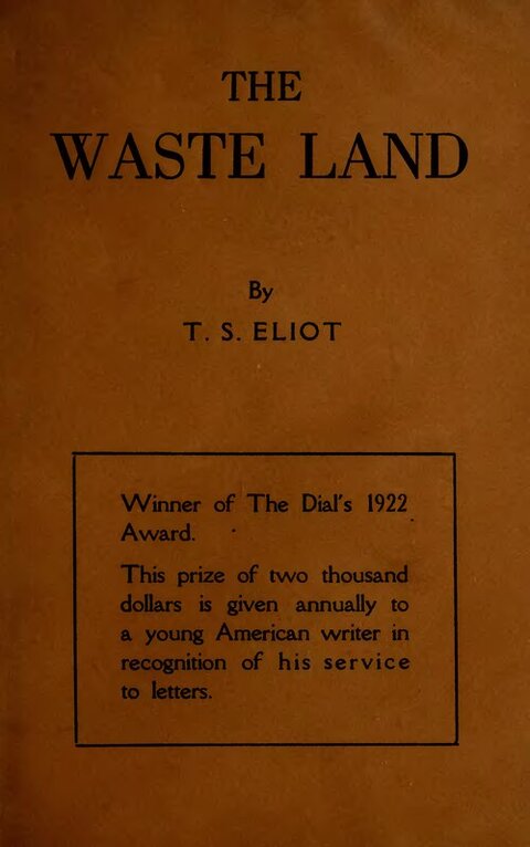 Cover for The Waste Land